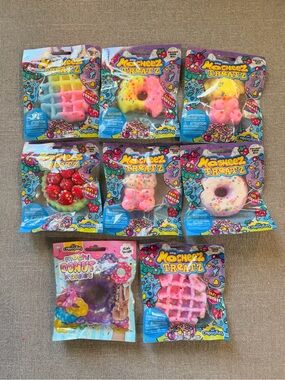 Viral ORB Mocheez Treatz Squishy Toys + Mochi Donut Bracelet Lot